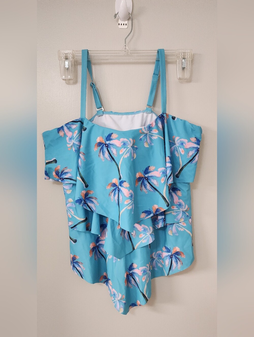 (3) Swimsuits All New Multi Color All Sz 22. All (2) Piece Top & Pantied Short.